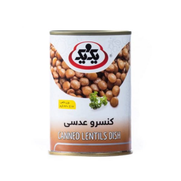 کنسرو عدسی یک و یک 430 گرمی
