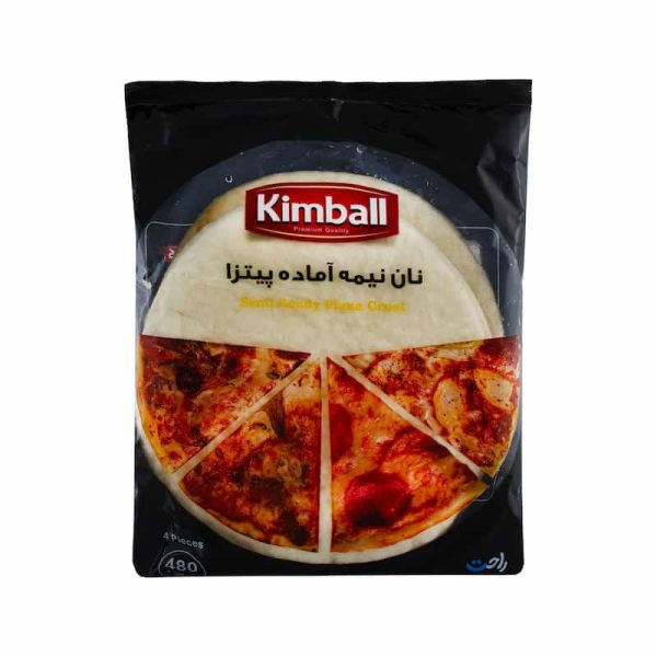 نان نیمه آماده پیتزا کیمبال 4 عددی 480 گرمی