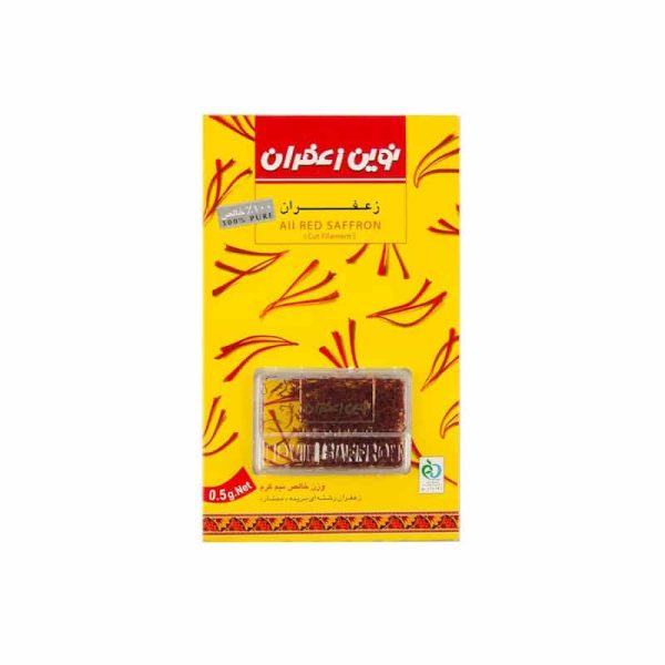 زعفران رشته ای ممتاز نوین زعفران 0.5 گرمی