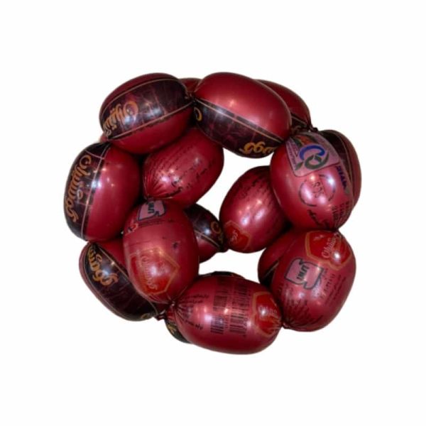سوسیس شکاری 90درصد گوشت قرمز گوشتیران 150 گرمی (حدود 2عدد)