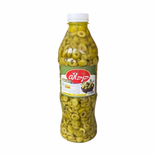 زیتون اسلایس شده بطری 600 گرمی