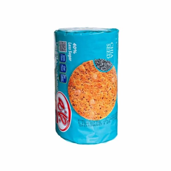 بیسکویت جو دوسر با دانه چیا جمانه 165 گرمی
