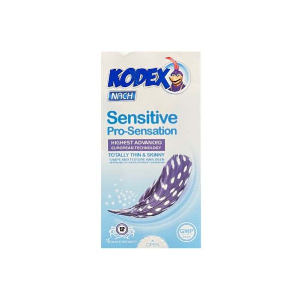 کاندوم فوق‌العاده نازک مدل sensitive کدکس 12 عددی