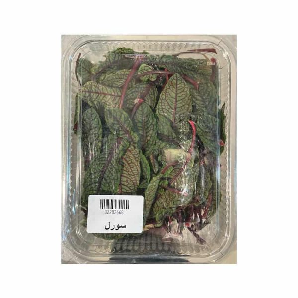 سبزی سورل بسته‌بندی
