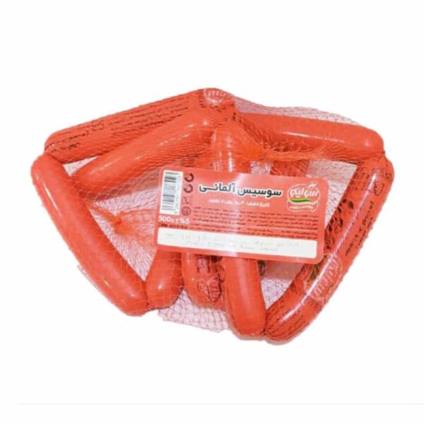 سوسیس آلمانی 40درصد گوشت مرغ سولیکو 500 گرمی