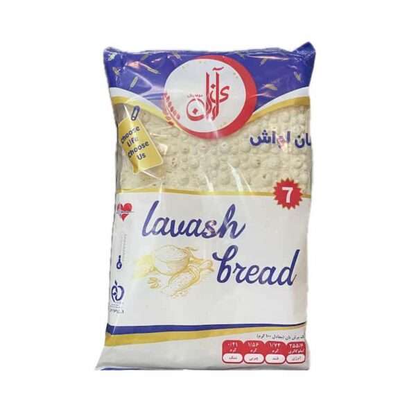 نان لواش آی‌نان 7عددی 220 گرمی