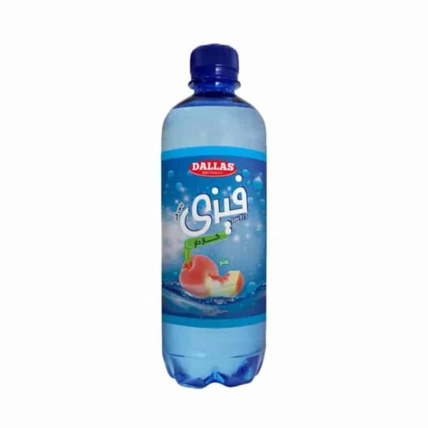 آب گازدار با طعم هلو دالاس 500 میلی‌لیتری