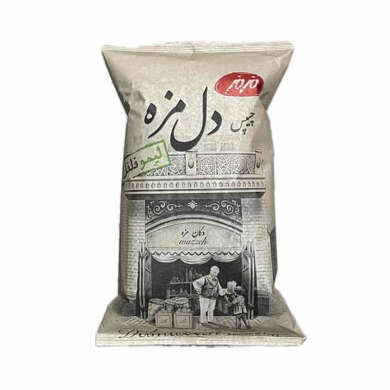 چیپس لیموفلفل دل مزه مزمز 90 گرمی