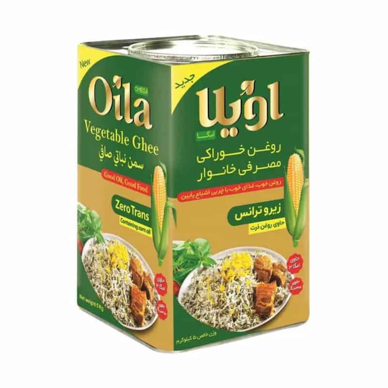 روغن نیمه جامد حاوی ذرت اویلا 5 کیلوگرمی